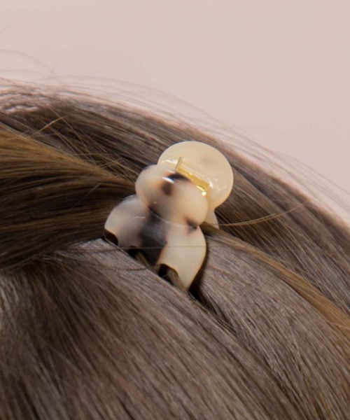 flower（フラワー）の「ベイビーヘアクリップ（バレッタ/ヘアクリップ・レディース・ベージュ/カーキ/ピンク・FREE）」の12枚目の写真