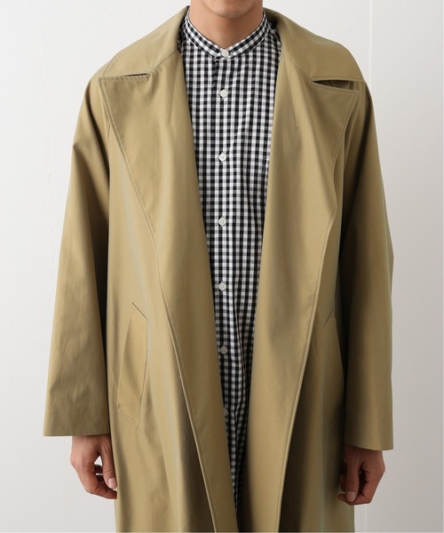 JOINT WORKS（ジョイントワークス）の「JW-OVER TRENCH コート（トレンチコート・メンズ・ブラック/ベージュ・SMALL/MEDIUM/LARGE）」の20枚目の写真