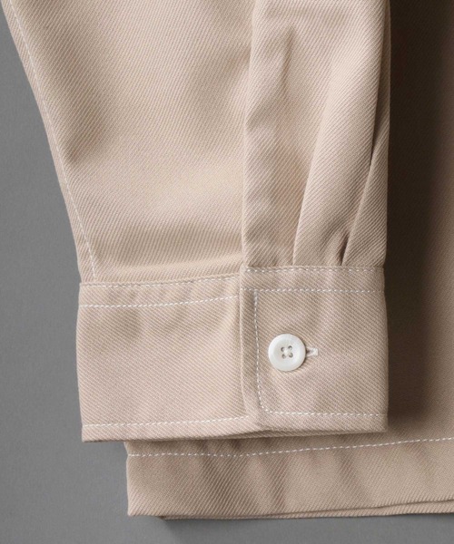 SITRY（シトリー）の「バンドカラー ワイド シャツジャケット