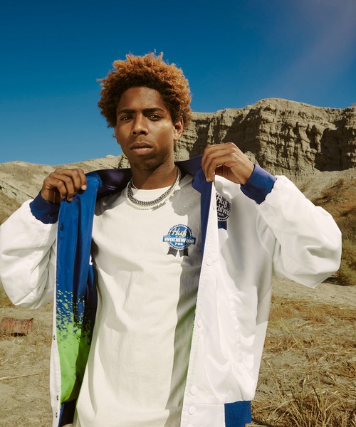 HUF（ハフ）の「HUF X PBR REVERSIBLE JACKET / HUF スタジャン コラボ