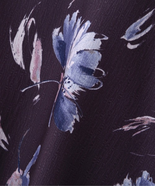 PROPORTION BODY DRESSING（プロポーションボディドレッシング）の「フラワープリントジャガードフレアＳＫ / 1211220020（スカート・レディース・ネイビー/ダークグレー/ホワイト系その他・MEDIUM/SMALL）」の14枚目の写真