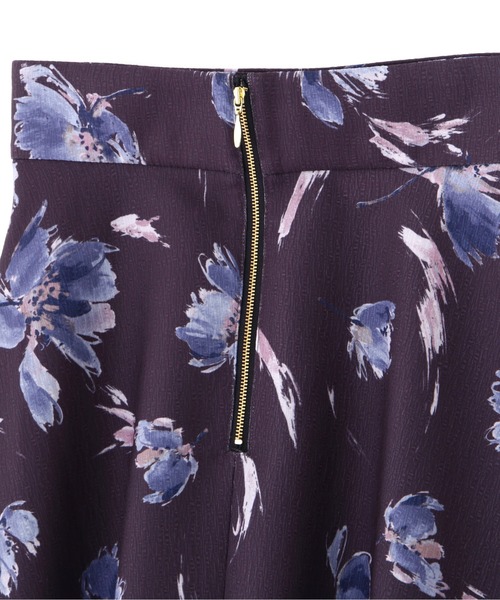 PROPORTION BODY DRESSING（プロポーションボディドレッシング）の「フラワープリントジャガードフレアＳＫ / 1211220020（スカート・レディース・ネイビー/ダークグレー/ホワイト系その他・MEDIUM/SMALL）」の16枚目の写真