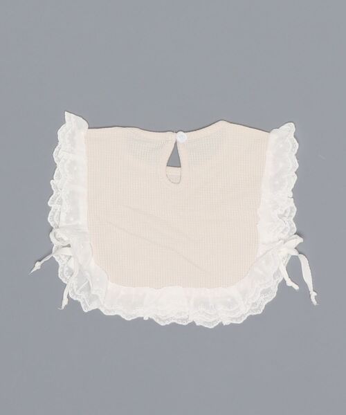 Bambin（ボンバン）の「【 Bambin / ボンバン 】 キッズ ナチュラルカラー レース 付け襟 / スタイ（スタイ/よだれかけ・キッズ・ブラウン/アイボリー/ナチュラル・FREE）」の8枚目の写真