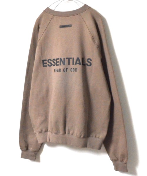 FOG ESSENTIALS(エフオージーエッセンシャルズ)の「ESSENTIALS /エッセンシャルズ バックロゴ クルーネックスウェット(スウェット・メンズ・ブラック/ヘザーグレー/ベージュ/ブラウン/アイボリー・S/M/L/XL)」の4枚目の写真