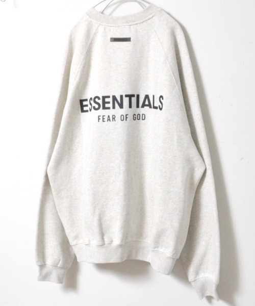 FOG ESSENTIALS(エフオージーエッセンシャルズ)の「ESSENTIALS /エッセンシャルズ バックロゴ クルーネックスウェット(スウェット・メンズ・ブラック/ヘザーグレー/ベージュ/ブラウン/アイボリー・S/M/L/XL)」の3枚目の写真
