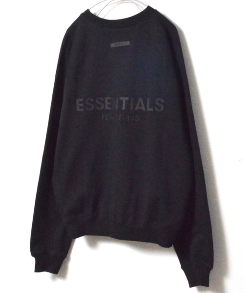 FOG ESSENTIALS(エフオージーエッセンシャルズ)の「ESSENTIALS /エッセンシャルズ バックロゴ クルーネックスウェット(スウェット・メンズ・ブラック/ヘザーグレー/ベージュ/ブラウン/アイボリー・S/M/L/XL)」の1枚目の写真