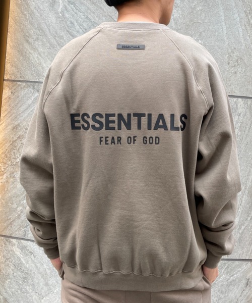 FOG ESSENTIALS(エフオージーエッセンシャルズ)の「ESSENTIALS /エッセンシャルズ バックロゴ クルーネックスウェット(スウェット・メンズ・ブラック/ヘザーグレー/ベージュ/ブラウン/アイボリー・S/M/L/XL)」の12枚目の写真