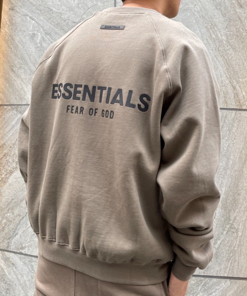 FOG ESSENTIALS(エフオージーエッセンシャルズ)の「ESSENTIALS /エッセンシャルズ バックロゴ クルーネックスウェット(スウェット・メンズ・ブラック/ヘザーグレー/ベージュ/ブラウン/アイボリー・S/M/L/XL)」の13枚目の写真