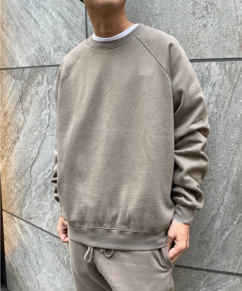 FOG ESSENTIALS(エフオージーエッセンシャルズ)の「ESSENTIALS /エッセンシャルズ バックロゴ クルーネックスウェット(スウェット・メンズ・ブラック/ヘザーグレー/ベージュ/ブラウン/アイボリー・S/M/L/XL)」の14枚目の写真