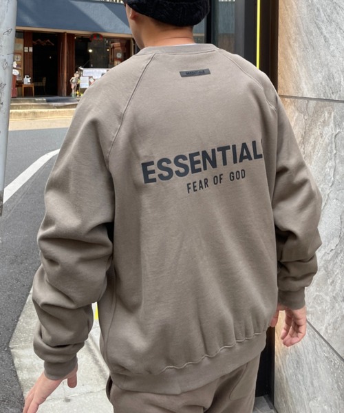 FOG ESSENTIALS(エフオージーエッセンシャルズ)の「ESSENTIALS /エッセンシャルズ バックロゴ クルーネックスウェット(スウェット・メンズ・ブラック/ヘザーグレー/ベージュ/ブラウン/アイボリー・S/M/L/XL)」の15枚目の写真