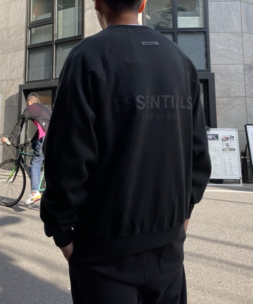FOG ESSENTIALS(エフオージーエッセンシャルズ)の「ESSENTIALS /エッセンシャルズ バックロゴ クルーネックスウェット(スウェット・メンズ・ブラック/ヘザーグレー/ベージュ/ブラウン/アイボリー・S/M/L/XL)」の17枚目の写真