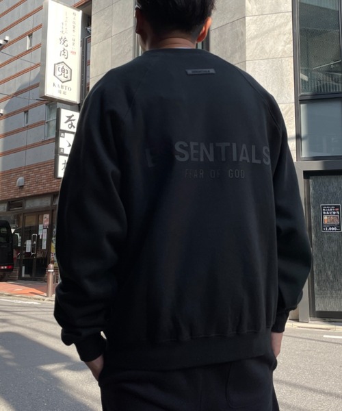 FOG ESSENTIALS(エフオージーエッセンシャルズ)の「ESSENTIALS /エッセンシャルズ バックロゴ クルーネックスウェット(スウェット・メンズ・ブラック/ヘザーグレー/ベージュ/ブラウン/アイボリー・S/M/L/XL)」の19枚目の写真