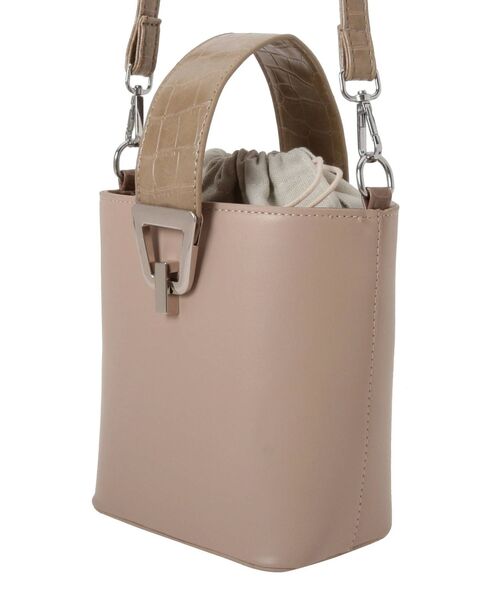 dazzlin（ダズリン）の「ハンドバイカラーカタオシバッグ（ハンドバッグ・レディース・オフホワイト/ベージュ・FREE）」の11枚目の写真