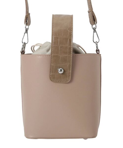 dazzlin（ダズリン）の「ハンドバイカラーカタオシバッグ（ハンドバッグ・レディース・オフホワイト/ベージュ・FREE）」の6枚目の写真