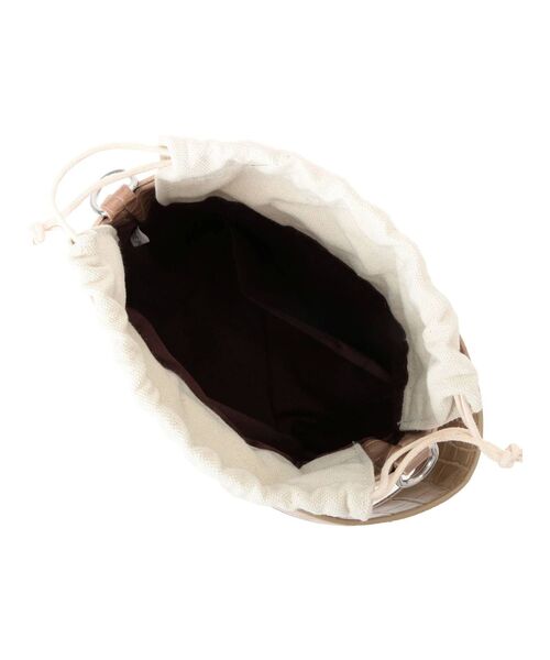 dazzlin（ダズリン）の「ハンドバイカラーカタオシバッグ（ハンドバッグ・レディース・オフホワイト/ベージュ・FREE）」の5枚目の写真