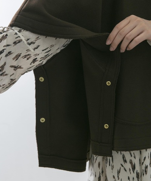 URBAN RESEARCH ROSSO WOMEN（アーバンリサーチ　ロッソ）の「ポンチョコート（その他アウター・レディース・ブラック/ブラウン・FREE）」の11枚目の写真