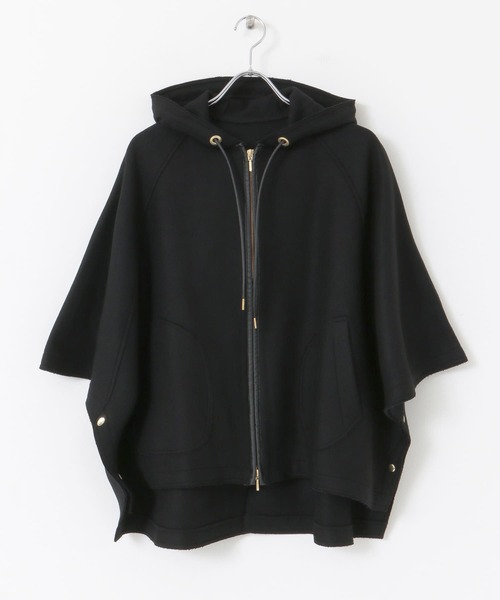 URBAN RESEARCH ROSSO WOMEN（アーバンリサーチ　ロッソ）の「ポンチョコート（その他アウター・レディース・ブラック/ブラウン・FREE）」の8枚目の写真