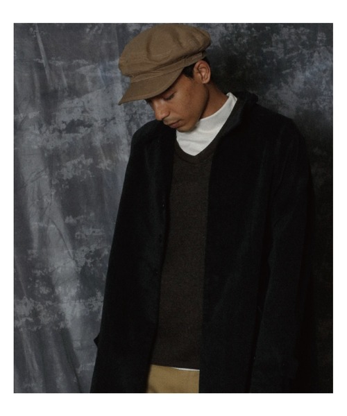 SURREAL(シュルリアル)の「【SURREAL/シュルリアル】Wing_ Waxed Fisherman Hat(キャスケット・メンズ・ブラック/ブラウン/ナチュラル・FREE)」の4枚目の写真