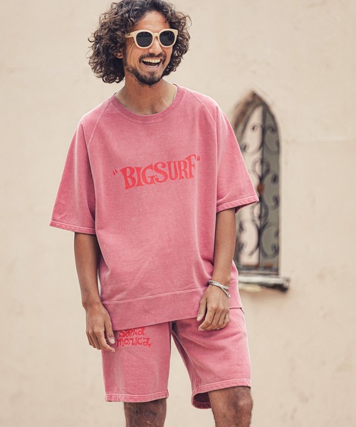 MARBLES(マーブルズ)の「mpa2749-PIGMENT COLOR S-SL SWEAT (BIG SURF)(スウェット・メンズ・チャコール/サックスブルー/ネイビー/レッド/トップグレー・M/L/XL/S)」の7枚目の写真