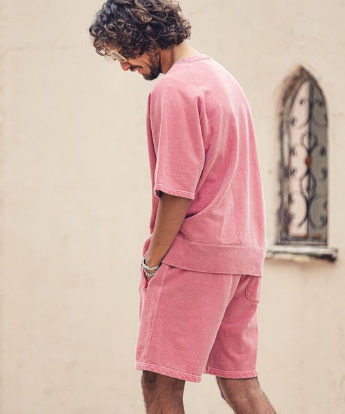 MARBLES(マーブルズ)の「mpa2749-PIGMENT COLOR S-SL SWEAT (BIG SURF)(スウェット・メンズ・チャコール/サックスブルー/ネイビー/レッド/トップグレー・M/L/XL/S)」の8枚目の写真