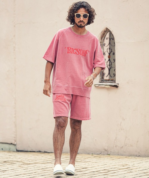 MARBLES(マーブルズ)の「mpa2749-PIGMENT COLOR S-SL SWEAT (BIG SURF)(スウェット・メンズ・チャコール/サックスブルー/ネイビー/レッド/トップグレー・M/L/XL/S)」の9枚目の写真