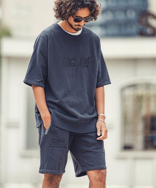 MARBLES(マーブルズ)の「mpa2749-PIGMENT COLOR S-SL SWEAT (BIG SURF)(スウェット・メンズ・チャコール/サックスブルー/ネイビー/レッド/トップグレー・M/L/XL/S)」の15枚目の写真