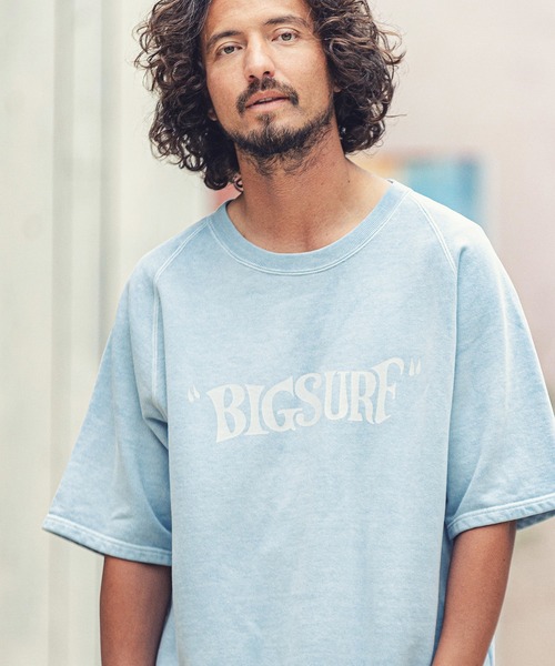 MARBLES(マーブルズ)の「mpa2749-PIGMENT COLOR S-SL SWEAT (BIG SURF)(スウェット・メンズ・チャコール/サックスブルー/ネイビー/レッド/トップグレー・M/L/XL/S)」の17枚目の写真