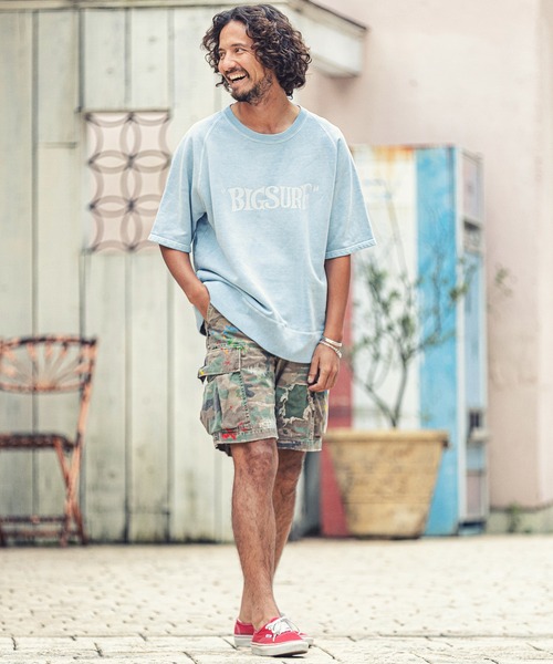 MARBLES(マーブルズ)の「mpa2749-PIGMENT COLOR S-SL SWEAT (BIG SURF)(スウェット・メンズ・チャコール/サックスブルー/ネイビー/レッド/トップグレー・M/L/XL/S)」の19枚目の写真