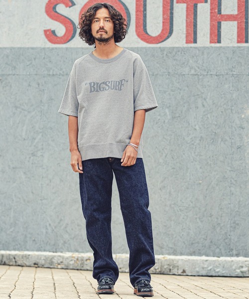 MARBLES(マーブルズ)の「mpa2749-PIGMENT COLOR S-SL SWEAT (BIG SURF)(スウェット・メンズ・チャコール/サックスブルー/ネイビー/レッド/トップグレー・M/L/XL/S)」の21枚目の写真