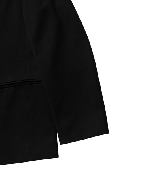 ADD SEOUL（エーディーディーソウル）の「【ADD SEOUL】HIDDEN BUTTON BLAZER / オーバーサイズ ダブルブレスト テーラードジャケット / セットアップ対応（テーラードジャケット・メンズ・ブラック/ダークブラウン・MEDIUM/LARGE）」の20枚目の写真