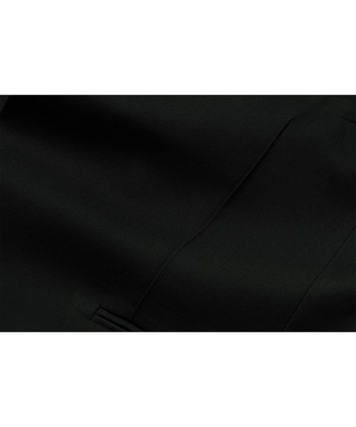 ADD SEOUL（エーディーディーソウル）の「【ADD SEOUL】HIDDEN BUTTON BLAZER / オーバーサイズ ダブルブレスト テーラードジャケット / セットアップ対応（テーラードジャケット・メンズ・ブラック/ダークブラウン・MEDIUM/LARGE）」の13枚目の写真