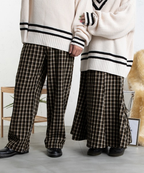 PairPair（ペアペア）の「チェックマーメイドスカート（スカート・レディース・ブラック/グリーン・FREE）」の13枚目の写真