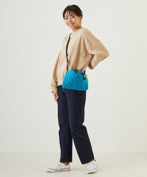 ROOTOTE（ルートート）の「ROOTOTE×NISHIKAWA アップサイクルダウンルートート/サコッシュ フェザールー.アップサイクル-A（ショルダーバッグ・レディース・ブラック/レモンイエロー/ターコイズブルー・FREE）」の17枚目の写真