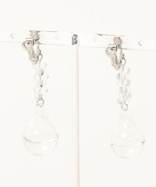 tone(トーン)の「【muku】water glass ball(MA)(イヤリング・レディース・シルバー・FREE)」の2枚目の写真