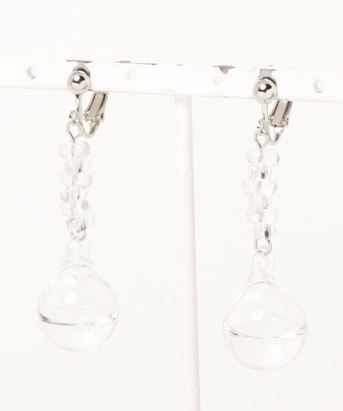 tone(トーン)の「【muku】water glass ball(MA)(イヤリング・レディース・シルバー・FREE)」の3枚目の写真