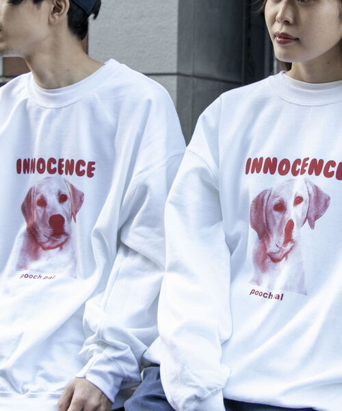 GLOSTER(グロスター)の「【GLOSTER/グロスター】DOG&CAT カラー裏起毛スウェット(スウェット・メンズ・ホワイト/ベージュ/サックスブルー・MEDIUM/LARGE)」の16枚目の写真