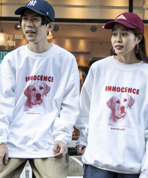 GLOSTER(グロスター)の「【GLOSTER/グロスター】DOG&CAT カラー裏起毛スウェット(スウェット・メンズ・ホワイト/ベージュ/サックスブルー・MEDIUM/LARGE)」の19枚目の写真