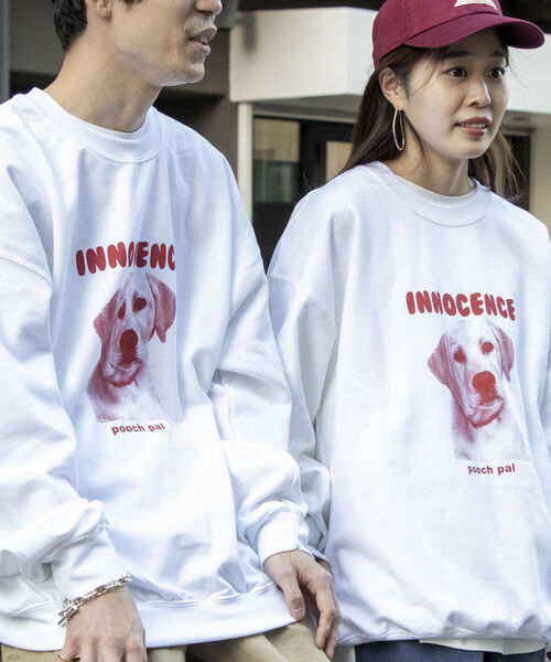 GLOSTER(グロスター)の「【GLOSTER/グロスター】DOG&CAT カラー裏起毛スウェット(スウェット・メンズ・ホワイト/ベージュ/サックスブルー・MEDIUM/LARGE)」の20枚目の写真