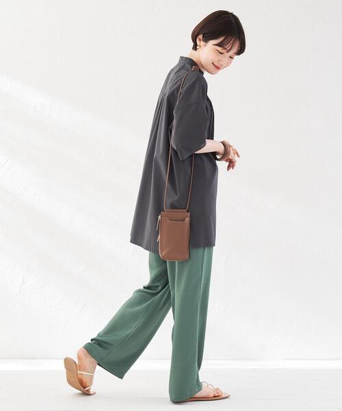 coen（コーエン）の「スリムお財布ショルダーバッグ（ショルダーバッグ・レディース・ブラック/ライム/モカ・FREE）」の9枚目の写真