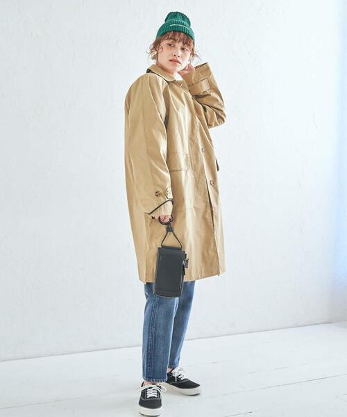 coen（コーエン）の「スリムお財布ショルダーバッグ（ショルダーバッグ・レディース・ブラック/ライム/モカ・FREE）」の16枚目の写真