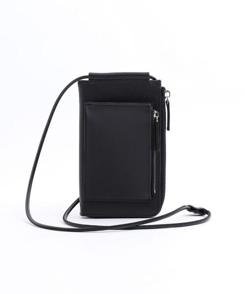 coen（コーエン）の「スリムお財布ショルダーバッグ（ショルダーバッグ・レディース・ブラック/ライム/モカ・FREE）」の18枚目の写真