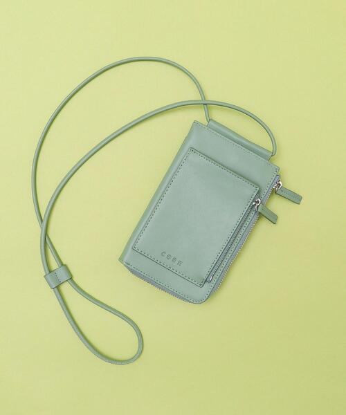 coen（コーエン）の「スリムお財布ショルダーバッグ（ショルダーバッグ・レディース・ライム/モカ/ブラック・FREE）」の21枚目の写真