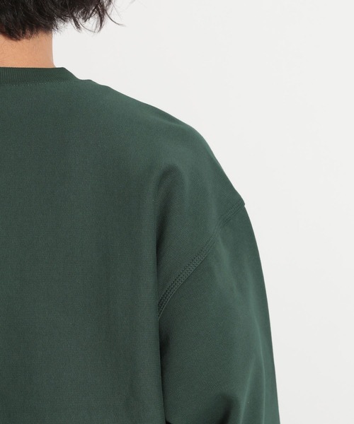 Carhartt WIP(カーハートダブリューアイピー)の「【Carhartt WIP(カーハートダブリューアイピー)】アメリカンスクリプトスウェットシャツ(スウェット・メンズ・ブラック/グリーン・MEDIUM/LARGE)」の11枚目の写真