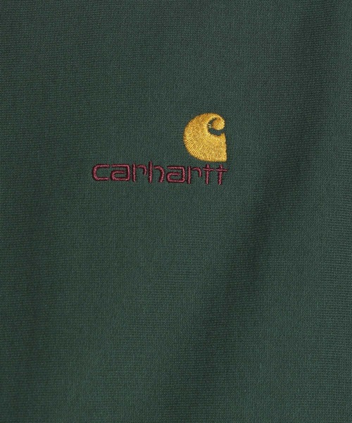 Carhartt WIP(カーハートダブリューアイピー)の「【Carhartt WIP(カーハートダブリューアイピー)】アメリカンスクリプトスウェットシャツ(スウェット・メンズ・ブラック/グリーン・MEDIUM/LARGE)」の14枚目の写真
