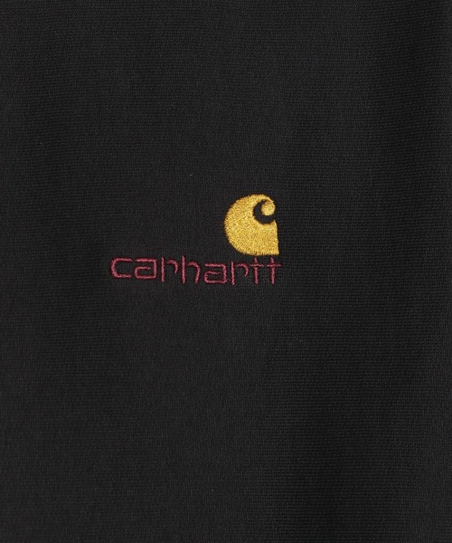 Carhartt WIP(カーハートダブリューアイピー)の「【Carhartt WIP(カーハートダブリューアイピー)】アメリカンスクリプトスウェットシャツ(スウェット・メンズ・ブラック/グリーン・MEDIUM/LARGE)」の12枚目の写真