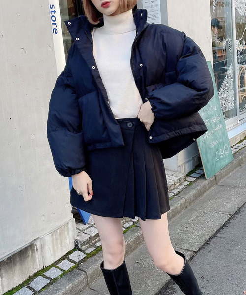 Voyage titty&Co.PETIT（ボヤージュティティアンドコープチ）の「【Voyage titty&Co. PETIT】起毛プリーツスカパン（スカート・レディース・ブラック/ブラウン・SMALL/MEDIUM）」の6枚目の写真