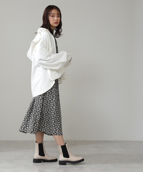 N.（N. Natural Beauty Basic）（エヌエヌナチュラルビューティーベーシック）の「◆マウンテンパーカー（パーカー・レディース・ホワイト/ベージュ/ネイビー・MEDIUM）」の5枚目の写真