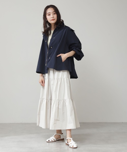 N.（N. Natural Beauty Basic）（エヌエヌナチュラルビューティーベーシック）の「◆マウンテンパーカー（パーカー・レディース・ホワイト/ベージュ/ネイビー・MEDIUM）」の20枚目の写真