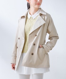 Honeys | 撥水加工ハーフ丈トレンチ(トレンチコート)