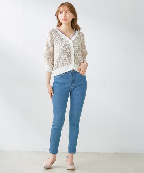 Honeys（ハニーズ）の「レース使いタンクトップ（タンクトップ・レディース・ブルー/ライトグレー/ブラック/ホワイト/ピンク系その他/モカ・LL/S/L/M）」の10枚目の写真